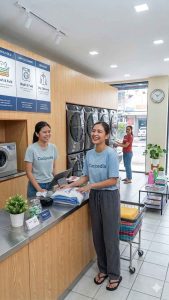 bisnis laundry digital self service